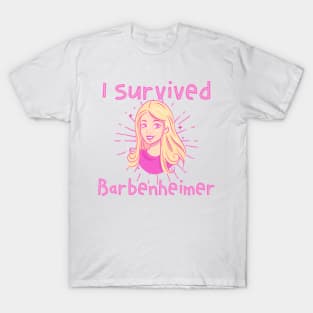 I Survived Barbenheimer T-Shirt